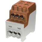 HORA ETEC - ZK 70/1 6x16mm² Unterverteilerblock UVB AL/Cu br