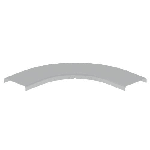 UNEX - 66 Abdeckung Bogen 90° grau RAL7035 100 U23X