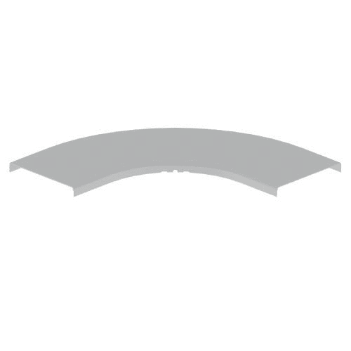 UNEX - 66 Abdeckung Bogen 90° grau RAL7035 150 U23X