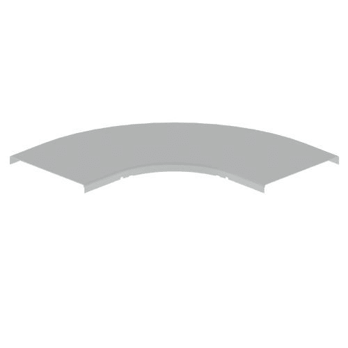 UNEX - 66 Abdeckung Bogen 90° grau RAL7035 200 U23X