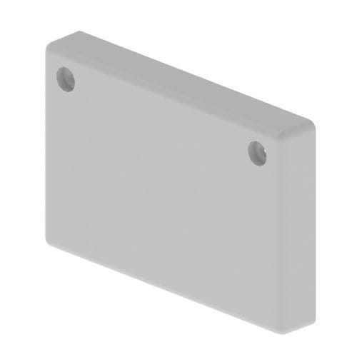 UNEX - 66 Endstück grau RAL7035 60x100 U23X