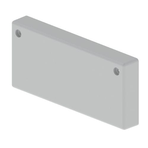UNEX - 66 Endstück grau RAL7035 60x150 U23X