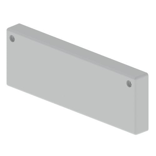 UNEX - 66 Endstück grau RAL7035 60x200 U23X