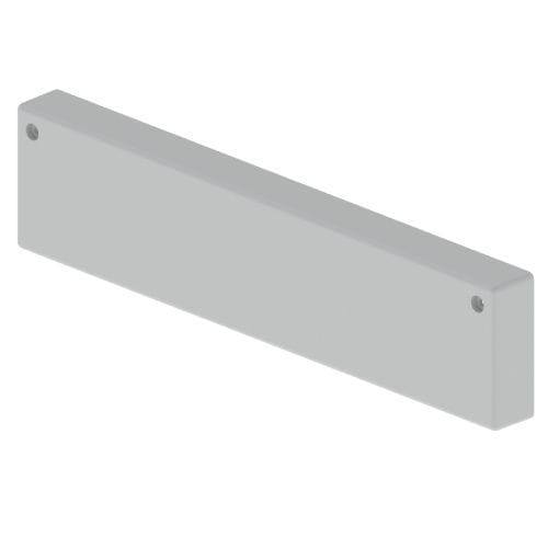 UNEX - 66 Endstück grau RAL7035 60x300 U23X