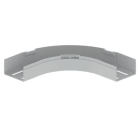 UNEX - 66 Flachbogen 90° grau RAL7035 60x100 U23X