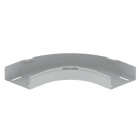 UNEX - 66 Flachbogen 90° grau RAL7035 60x150 U23X