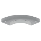 UNEX - 66 Flachbogen 90° grau RAL7035 60X200 U23X
