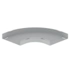 UNEX - 66 Flachbogen 90° grau RAL7035 60X300 U23X