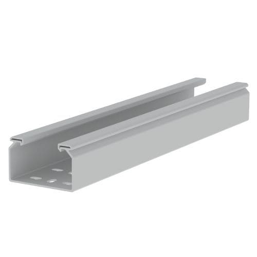 UNEX - 66 Kabelrinne gelocht grau RAL7035 60x100 U23X