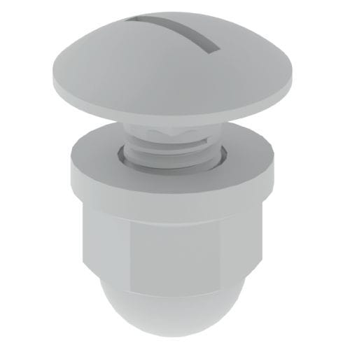 UNEX - 66 Schraube DIN 603 grau RAL7035 M8x20 U23X