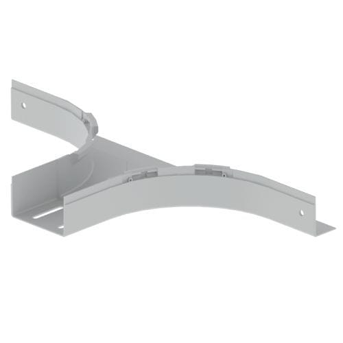 UNEX - 66 T-Abzweiger grau RAL7035 60x100 U23X