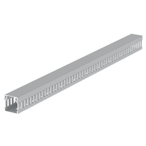 UNEX - 88 Verdrahtungskanal halogenfrei grau RAL7035 30x30 U43X