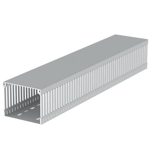 UNEX - 88 Verdrahtungskanal halogenfrei grau RAL7035 80x100 U43X