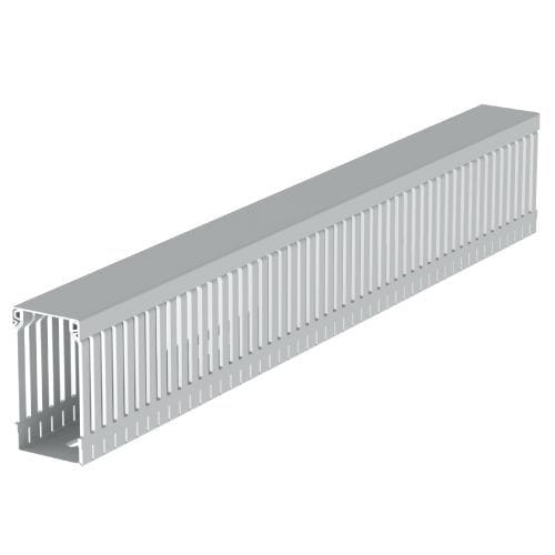 UNEX - 88 Verdrahtungskanal halogenfrei grau RAL7035 80x43 U43X
