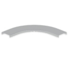 UNEX - 66 Abdeckung Bogen 90° grau RAL7035 75 U23X