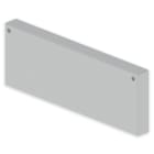 UNEX - 66 Endstück grau RAL7035 100x300 U23X