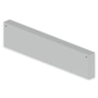 UNEX - 66 Endstück grau RAL7035 100x500 U23X