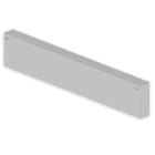 UNEX - 66 Endstück grau RAL7035 100x600 U23X