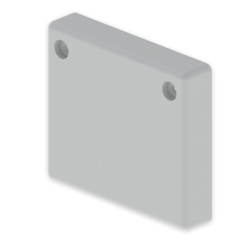 UNEX - 66 Endstück grau RAL7035 60x75 U23X