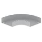 UNEX - 66 Flachbogen 90° grau RAL7035 100X300 U23X