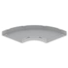 UNEX - 66 Flachbogen 90° grau RAL7035 60X400 U23X