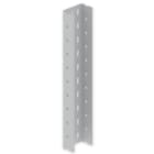 UNEX - 66 Isolierendes U-Profil gelocht grau RAL7035 2m U23X
