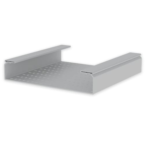 UNEX - 66 Kabelrinne gelocht grau RAL7035 100x500 U23X