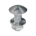 UNEX - 66 Schraube DIN 603 mit Muttern M8x25 V4A