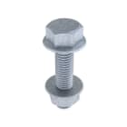 UNEX - 66 Schraube DIN 6921 mit Muttern M8X35 Verzinkung Klasse 6