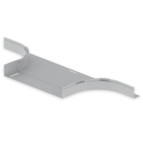 UNEX - 66 T-Abzweiger grau RAL7035 60x400 U23X
