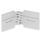 UNEX - 67 Horizontales Gelenkstück grau RAL7035 135 U23X