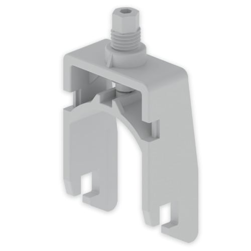 UNEX - 67 Kabelschelle halogenfrei grau RAL7038 Ø46-52 U48X