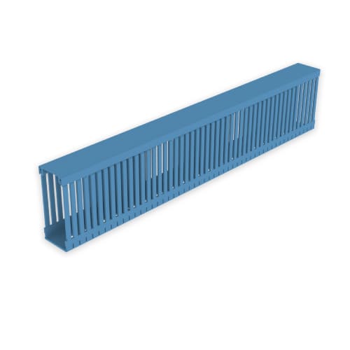 UNEX - 77 Verdrahtungskanal blau RAL5012 100x43 U23X