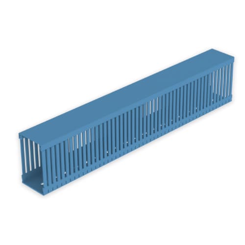 UNEX - 77 Verdrahtungskanal blau RAL5012 100x60 U23X