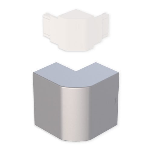 UNEX - 93 Außeneck aluminium RAL9006 70x100 U24X