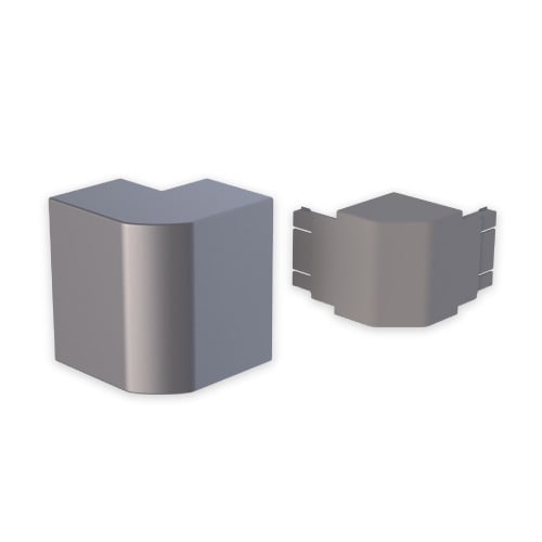 UNEX - 93 Außeneck aluminium RAL9006 70x130 U24X