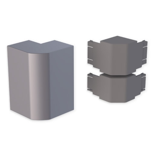 UNEX - 93 Außeneck aluminium RAL9006 70x170 U24X
