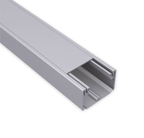 UNEX - 93 Brüstungskanal 1 Abdeckung aluminium RAL9006 70x100 U23X