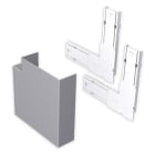 UNEX - 93 Flachwinkel aluminium RAL9006 70x100 U24X