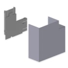 UNEX - 93 Flachwinkel aluminium RAL9006 70x130 U24X