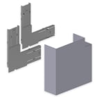 UNEX - 93 Flachwinkel aluminium RAL9006 70x170 U24X
