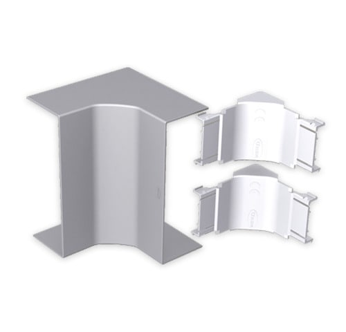 UNEX - 93 Inneneck aluminium RAL9006 70x210 U24X