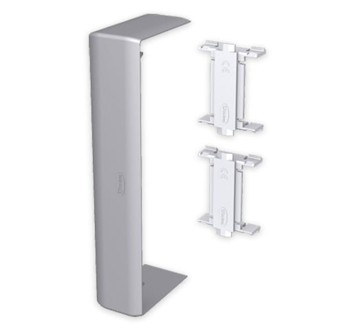 UNEX - 93 Stoßstellenabdeckung aluminium RAL9006 70x210 U24X