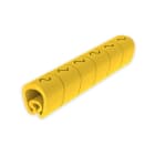 UNEX - 18 Abreißbare Kabelmarkierungen gelb Ø5 Plastifiziertes PVC
