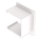 UNEX - 31 Durchführung gerade weiß RAL9010 35X35 U24X