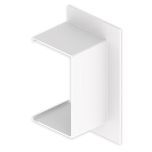 UNEX - 31 Durchführung gerade weiß RAL9010 60x100 U24X