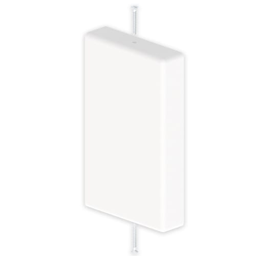 UNEX - 31 Endstück weiß RAL9010 45x75 U24X