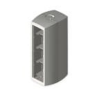 UNEX - 50 Modul 8 Inst. Säule 50x88 grau RAL7035 80 U24X