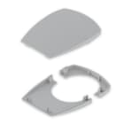 UNEX - 50 1 Seite Abdeckung grau RAL7035 80 U24X