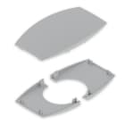 UNEX - 50 2 Seiten Abdeckung grau RAL7035 80 U24X